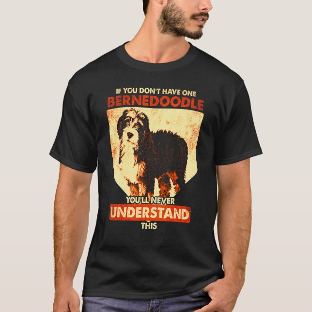 T-shirt Chien Bernedoodle  Bernedoodle 2 (Devant)