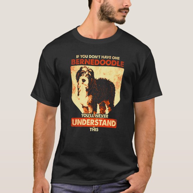 T-shirt Chien Bernedoodle  Bernedoodle  4 (Devant)