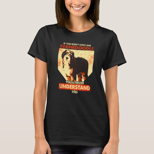 T-shirt Chien Bernedoodle  Bernedoodle  4 (Devant)