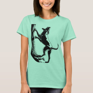 T-shirt Chien bio féminin Hound Dog Shirt