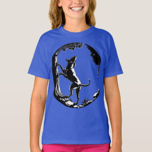 T-shirt Chien biologique pour fille de la chemise