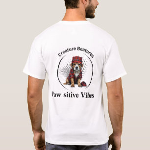 T-shirt chien bizarre en Tartan écossais   Sarcasme drôle