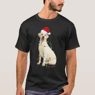 T-shirt Chien blanc Chien de Noël Chien clair