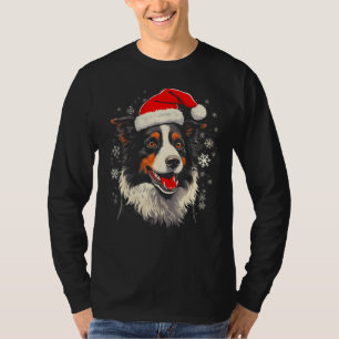 T-shirt Chien Border Collie Noël