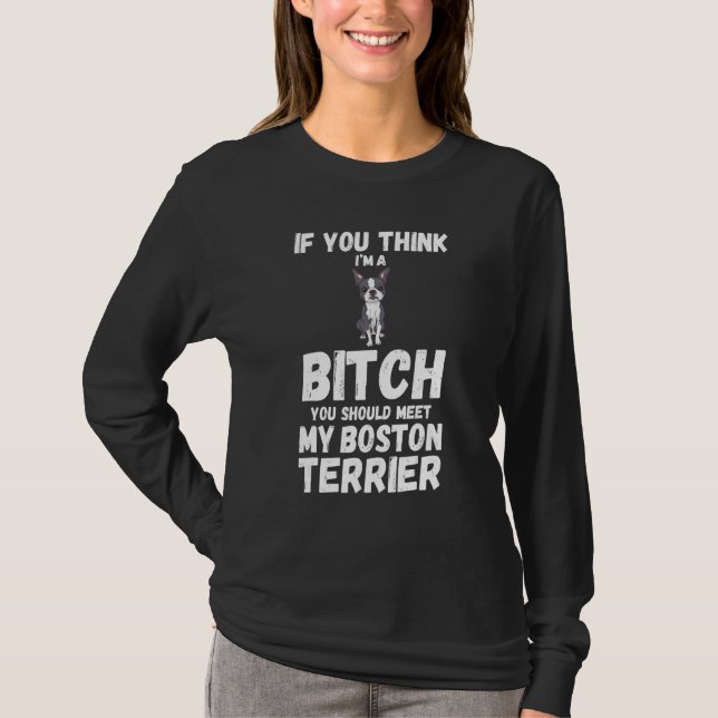 T-shirt Chien Boston Terrier (Devant)