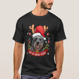 T-shirt Chien Bouvier Australien Blue Heeler Renne Noël