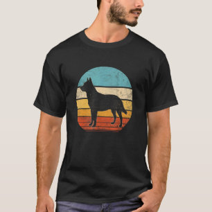 T-shirt Chien Bouvier Australien Blue Heeler Rétro Vintage