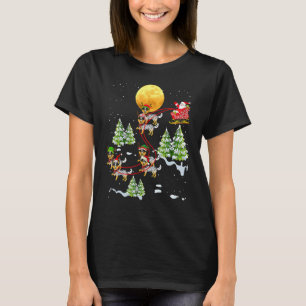 T-shirt Chien Bouvier Australien Renne Noël Cavalier Père 