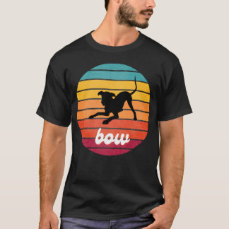 T-shirt Chien Bow amis vintage