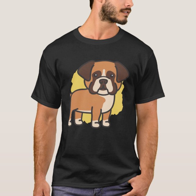 T-shirt chien Boxer (Devant)