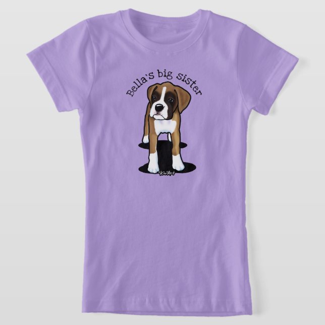 T-shirt Chien Boxer (Poser)
