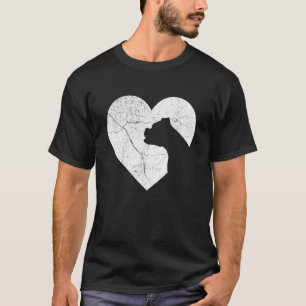 T-shirt Chien Boxer Drôle Coeur Saint Valentin Papa Maman