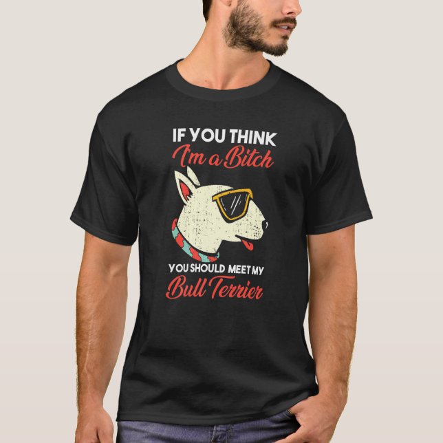 T-shirt Chien Bull Terrier (Devant)