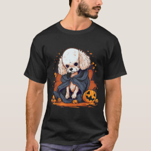 T-shirt Chien Caniche Halloween