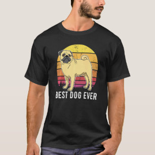 T-shirt Chien Carlin Coucher de soleil 64