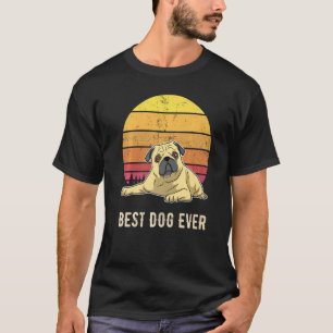 T-shirt Chien Carlin Coucher de soleil 8