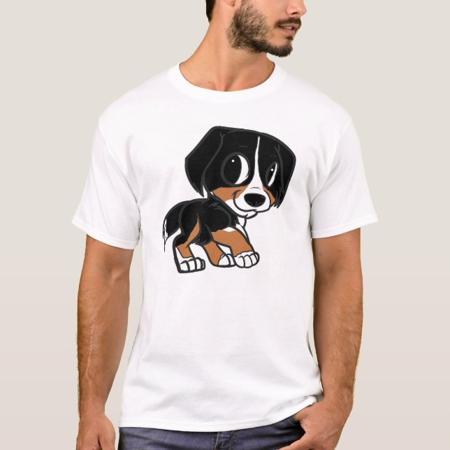 T-shirt chien cartoon.png de mt d'entlebucher (Devant)