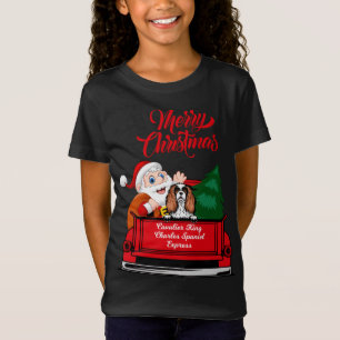 T-Shirt Chien Cavalier King Charles Spaniel Père Noël Cami