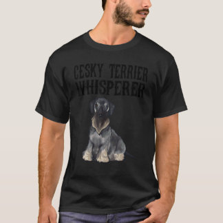T-shirt Chien Cesky Terrier Wisperer