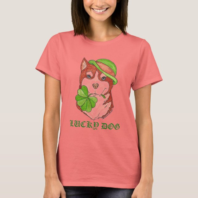 T-shirt Chien chanceux (Devant)