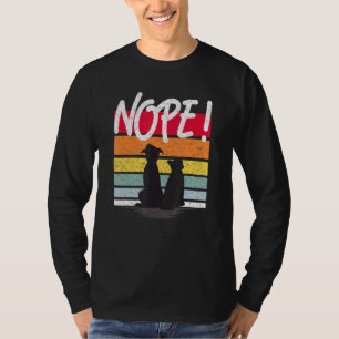 T-shirt Chien Chat Avec Nope Citation Pour Chien Chat Mama