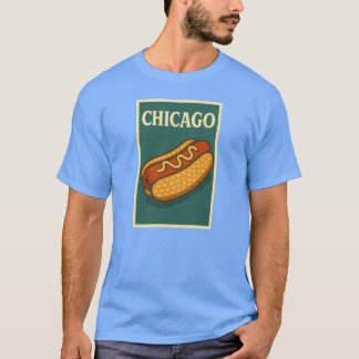 T-shirt Chien Chaud de Chicago
