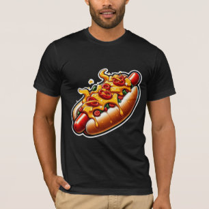 T-SHIRT CHIEN CHAUD DE FROMAGE SAUSAGE-CHILI 3