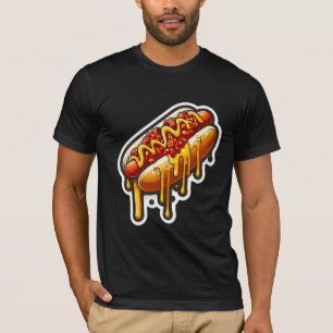 T-SHIRT CHIEN CHAUD DE FROMAGE SAUSAGE-CHILI 4