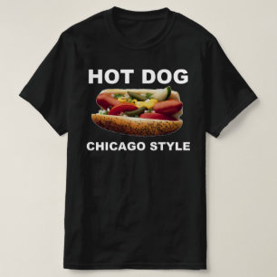 T-shirt Chien chaud de style Chicago
