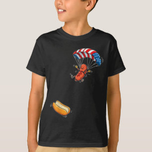 T-shirt Chien Chaud Drôle Saute Dans La Saucisse De Bun Bb