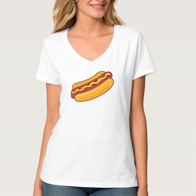 T-shirt Chien Chaud Grillé (Devant)