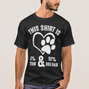 T-shirt Chien Cheveux Drôle Idée Citation Pour Chat Aimant