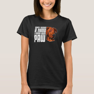 T-shirt Chien Chien Chien Chien Rhodesian Ridgeback Chien 