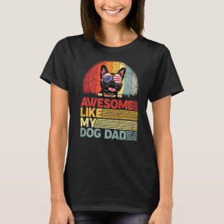 T-shirt Chien-chien français désespéré Comme Mon Chien Pap