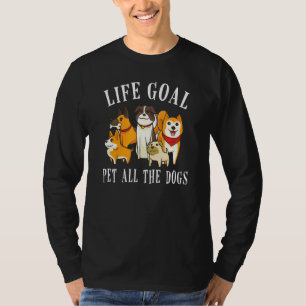 T-shirt Chien Chien Maman Chien Papa Chien Lady Objectif d