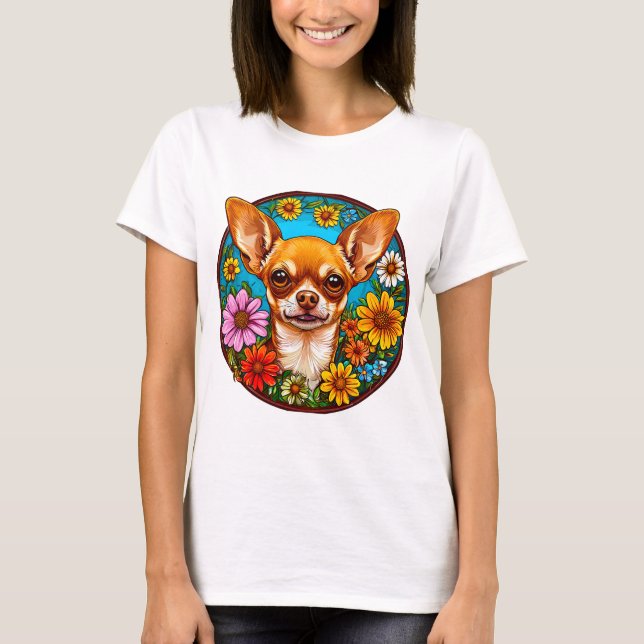 T-shirt chien Chihuahua (Devant)