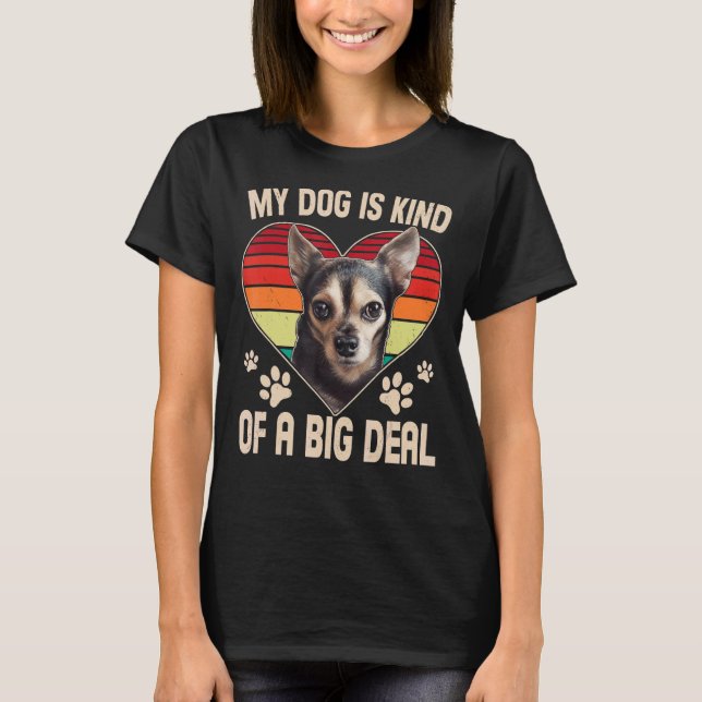 T-shirt Chien Chihuahua Meilleur Chien de la Garde Animale (Devant)