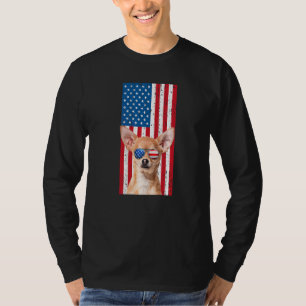 T-shirt Chien Chihuahua pour hommes garçons Brun Chiwawa A