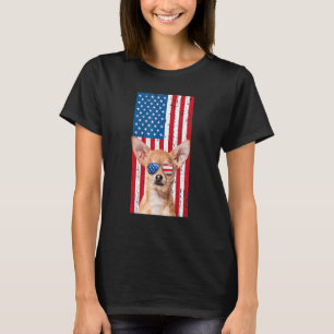 T-shirt Chien Chihuahua pour hommes garçons Marron Chiwawa