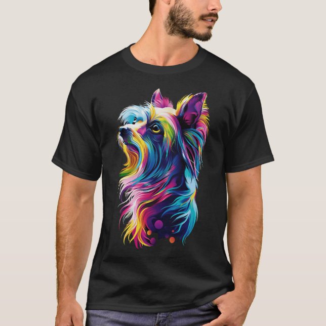 T-shirt Chien chinois à crête  (Devant)