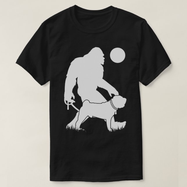 T-shirt Chien chinois Shar Pei à pied (Design devant)