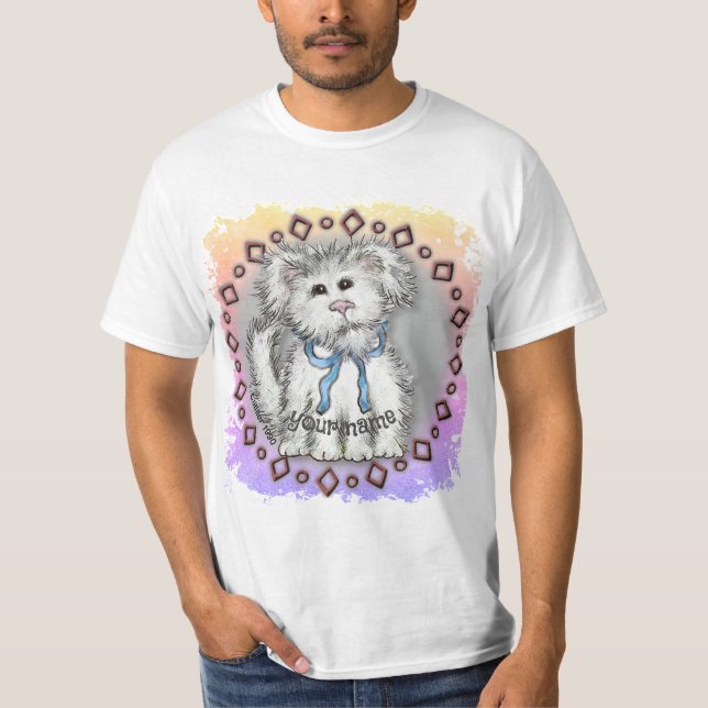T-shirt Chien chiot (Devant)