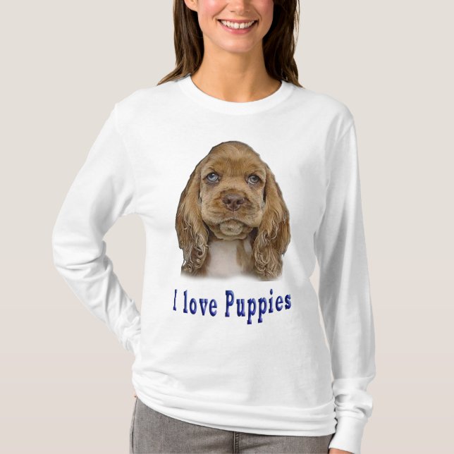 T-shirt Chien chiot (Devant)