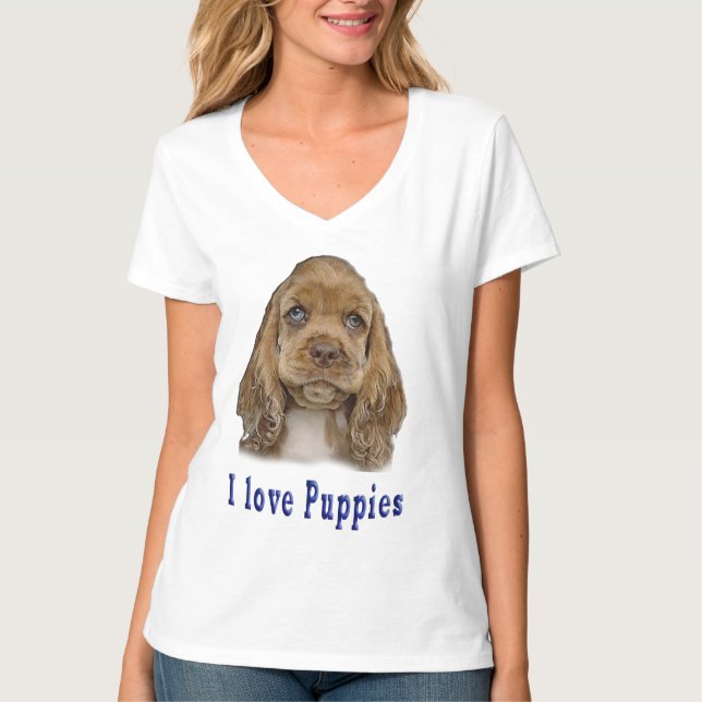 T-shirt Chien chiot (Devant)