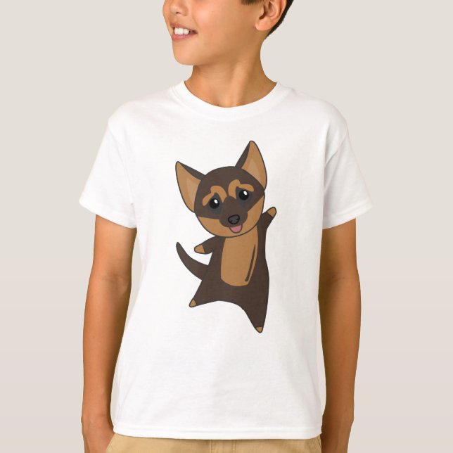 T-shirt Chien chiot allemand (Devant)