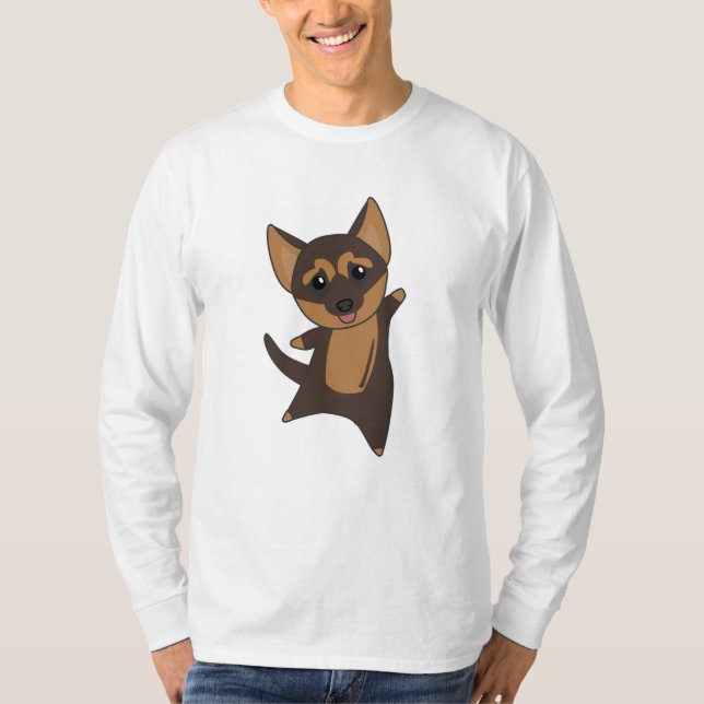 T-shirt Chien chiot allemand (Devant)
