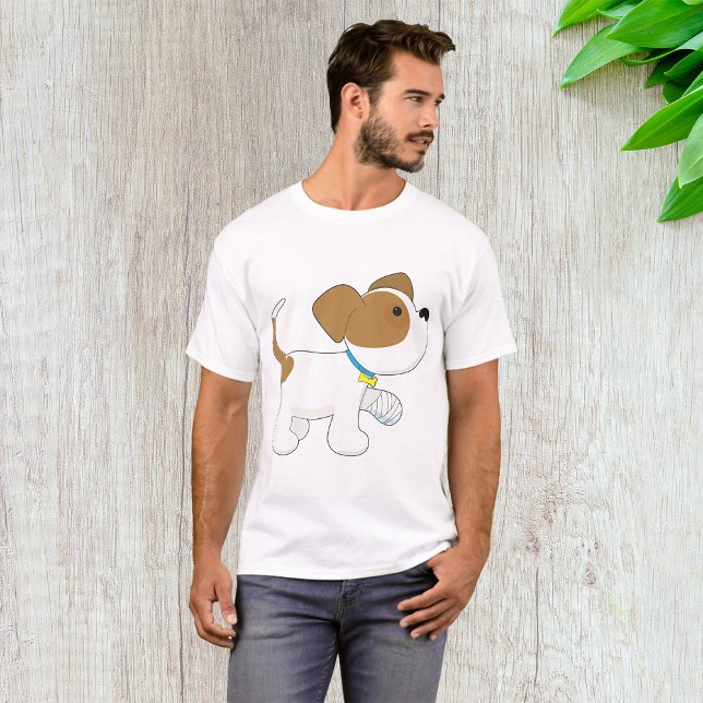 T-shirt Chien chiot blessé (Créateur téléchargé)