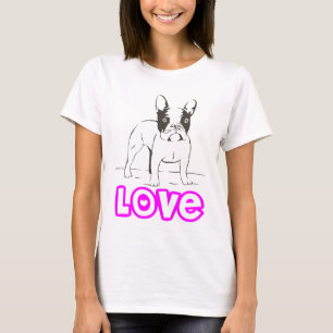 T-shirt Chien Chiot Bouledogue Français