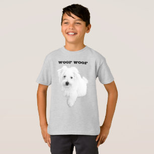 T-shirt Chien chiot maltais le plus mignon