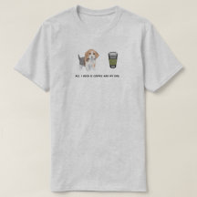 Chien chiot thé amateurs de café mignonette